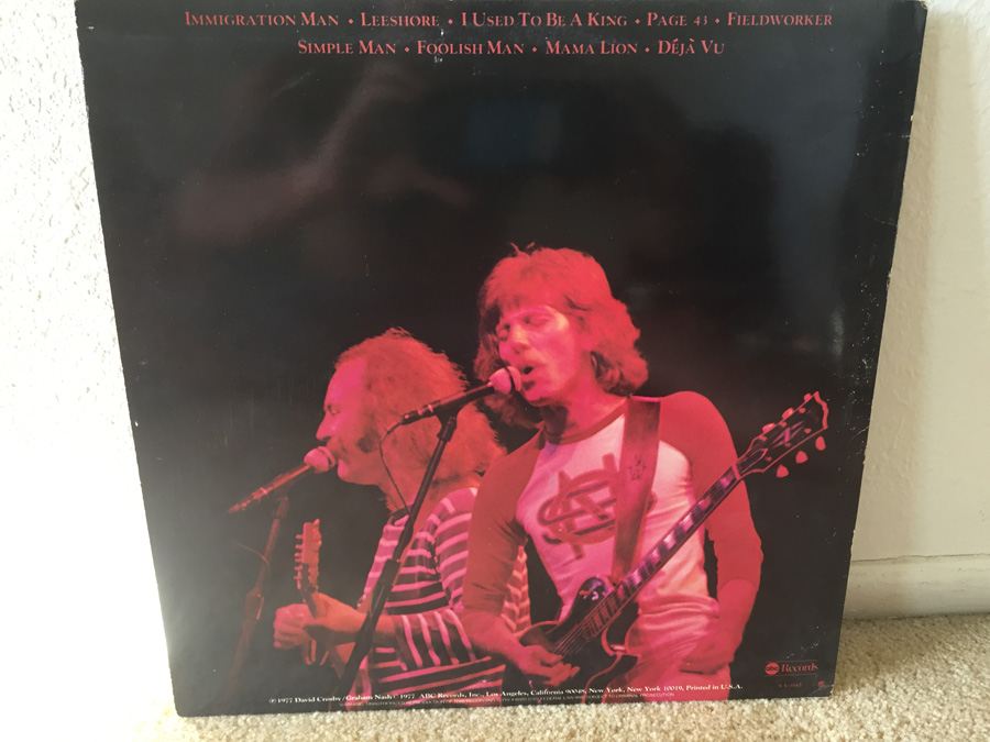 Crosby-Nash ‎- Live - ABC Records ‎- AA-1042 - PROMO [Photo 3]