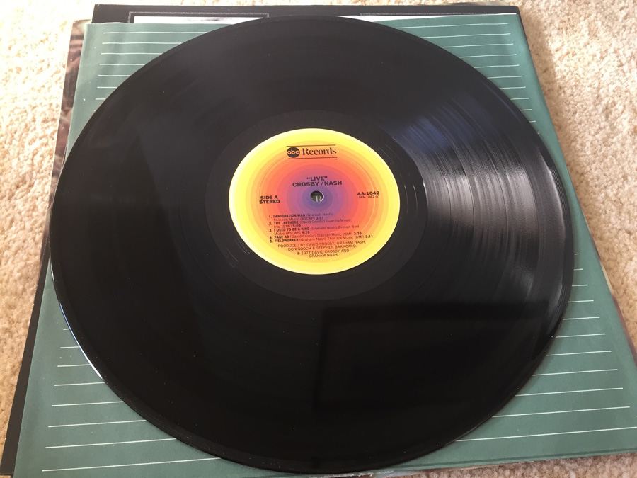 Crosby-Nash ‎- Live - ABC Records ‎- AA-1042 - PROMO [Photo 6]