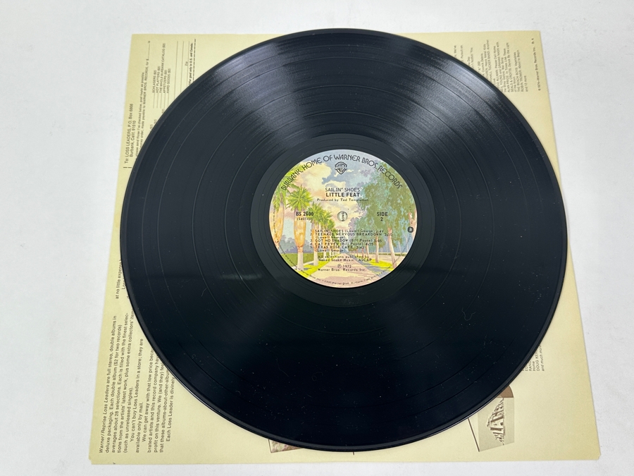 Little Feat - Sailin' Shoes, Warner Bros. Records BS 2600, 1972 Vinyl Record [Photo 5]