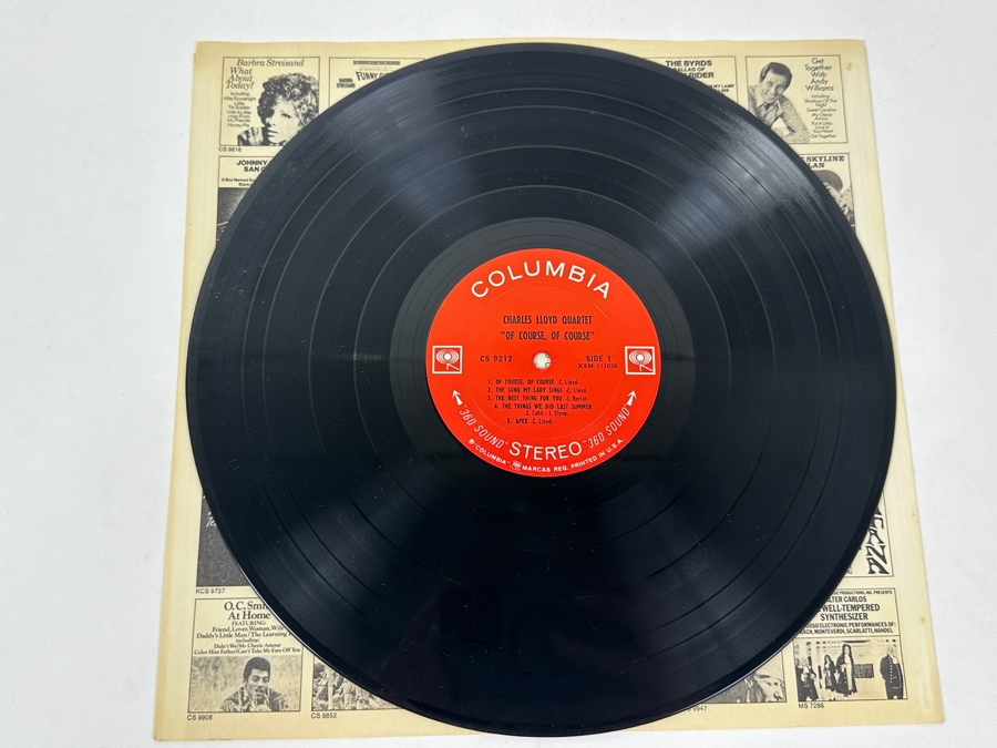 Charles Lloyd Quartet - Of Course, Of Course Columbia CL 2412 1965 Vinyl Record [Photo 3]