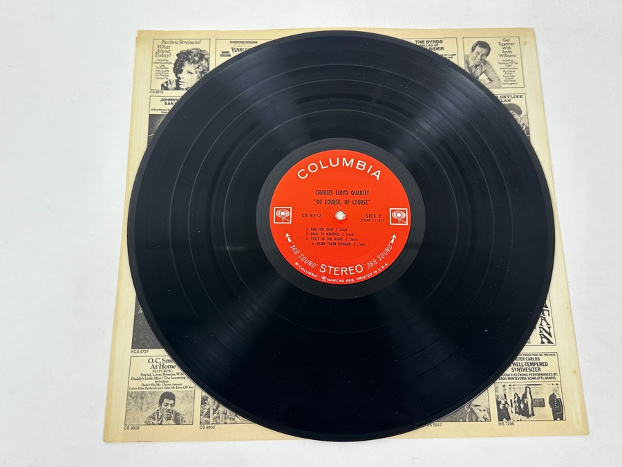 Charles Lloyd Quartet - Of Course, Of Course Columbia CL 2412 1965 Vinyl Record [Photo 4]