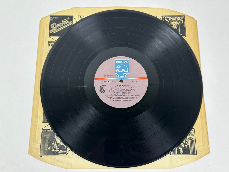 H.P. Lovecraft - H.P. Lovecraft, Philips, PHS 600-252, 1967 Vintage Psychedelic Rock Stereo Vinyl Record [Photo 3]