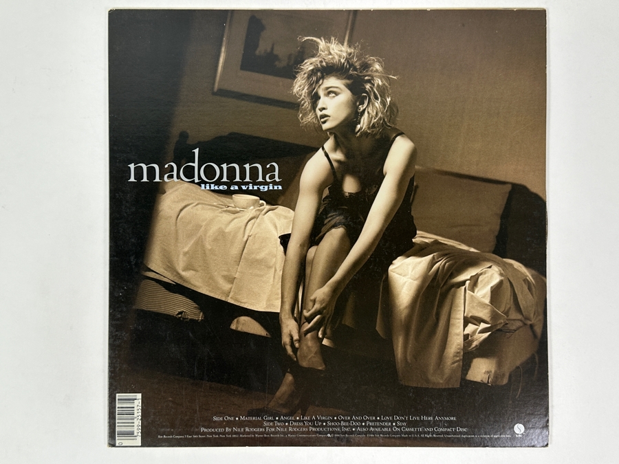 Madonna - Like A Virgin, Released By Sire Records 1-25157, 1984 Classic Pop Vinyl Record [Photo 2]