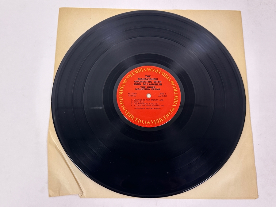 The Mahavishnu Orchestra With John McLaughlin - The Inner Mounting Flame Classic Jazz-Rock Fusion Album Columbia KC 31067 1971 Vinyl Record [Photo 3]