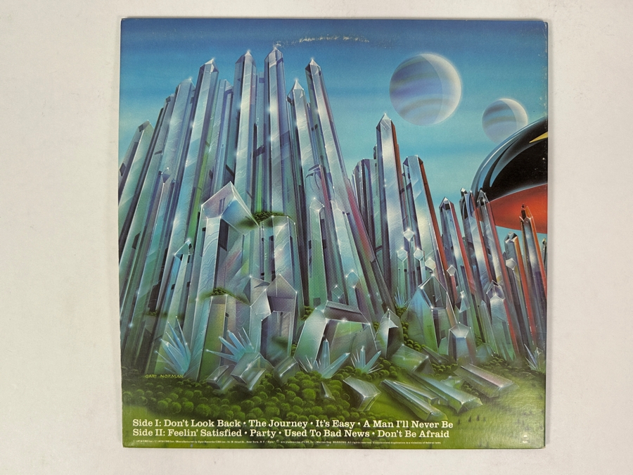 Boston - Boston Legendary Self-Titled Classic Rock Masterpiece Features Iconic Spaceship Art. Epic Records FE 35050 1978 Vinyl Record [Photo 3]