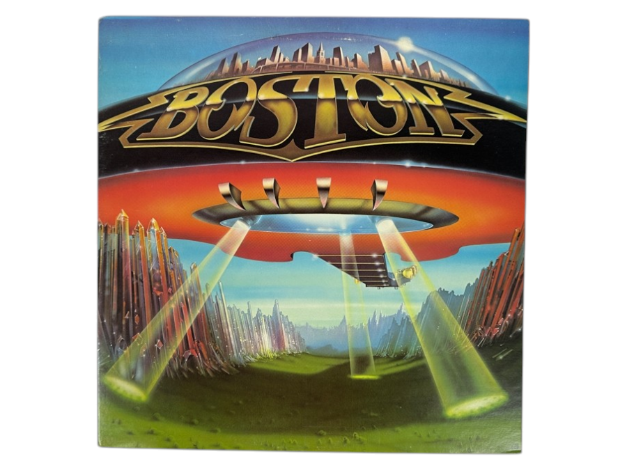 Boston - Boston Legendary Self-Titled Classic Rock Masterpiece Features Iconic Spaceship Art. Epic Records FE 35050 1978 Vinyl Record