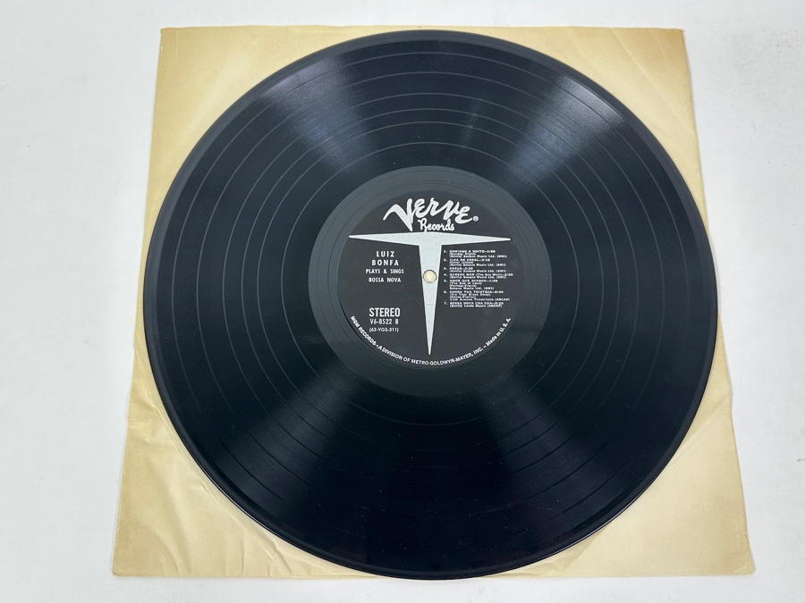 Luiz Bonfa - Bossa Nova (Composer Of Black Orpheus Plays And Sings With Lalo Schifrin & Oscar Castro Neves), Verve V-8522 1962 Vinyl Record Promotion Copy [Photo 7]