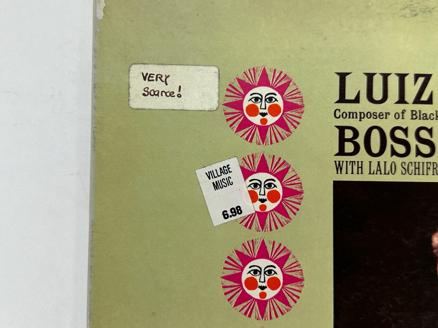 Luiz Bonfa - Bossa Nova (Composer Of Black Orpheus Plays And Sings With Lalo Schifrin & Oscar Castro Neves), Verve V-8522 1962 Vinyl Record Promotion Copy [Photo 2]