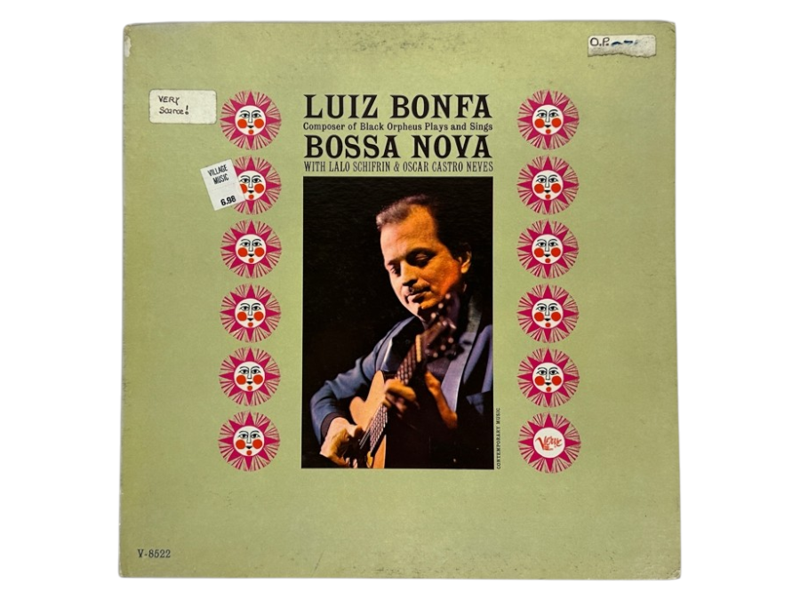 Luiz Bonfa - Bossa Nova (Composer Of Black Orpheus Plays And Sings With Lalo Schifrin & Oscar Castro Neves), Verve V-8522 1962 Vinyl Record Promotion Copy
