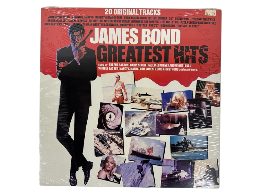 Factory Sealed James Bond - Greatest Hits, Liberty Records Vinyl Record