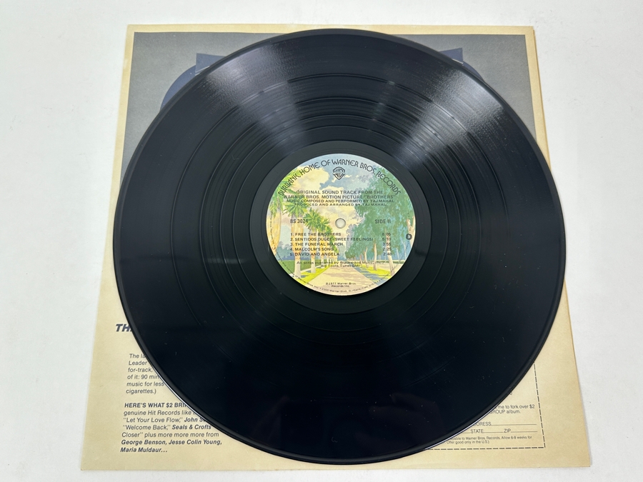 Taj Mahal - Brothers Warner Bros. Records BS 3024 1977 Vinyl Record [Photo 4]