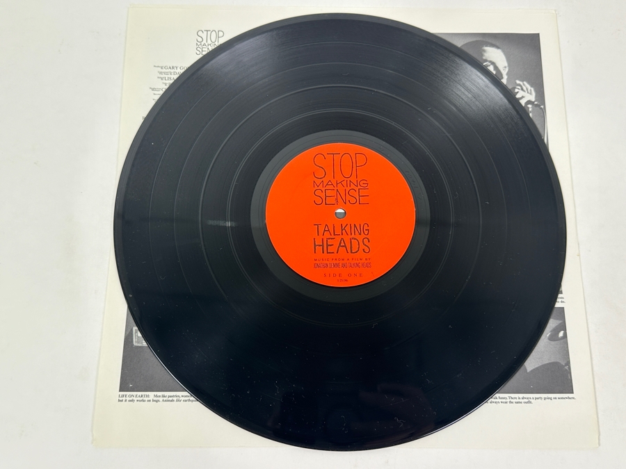 Talking Heads - Stop Making Sense, Sire Records, 1-25186, 1984, An Iconic Live Performance Captured On Vinyl Record [Photo 3]