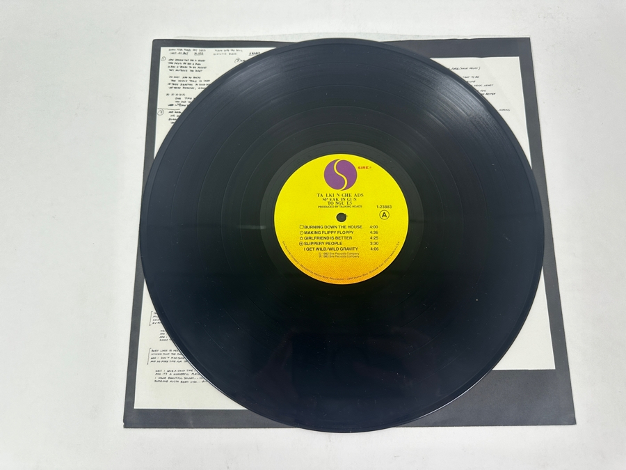 Talking Heads - Speaking In Tongues. Sire Records [1-23883], 1983 Vinyl Record [Photo 3]