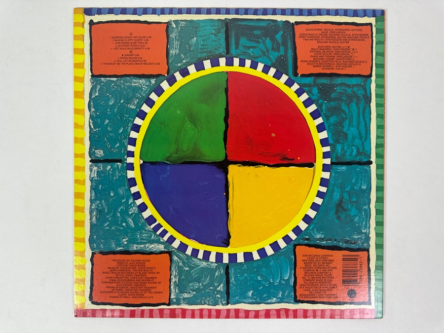 Talking Heads - Speaking In Tongues. Sire Records [1-23883], 1983 Vinyl Record [Photo 2]