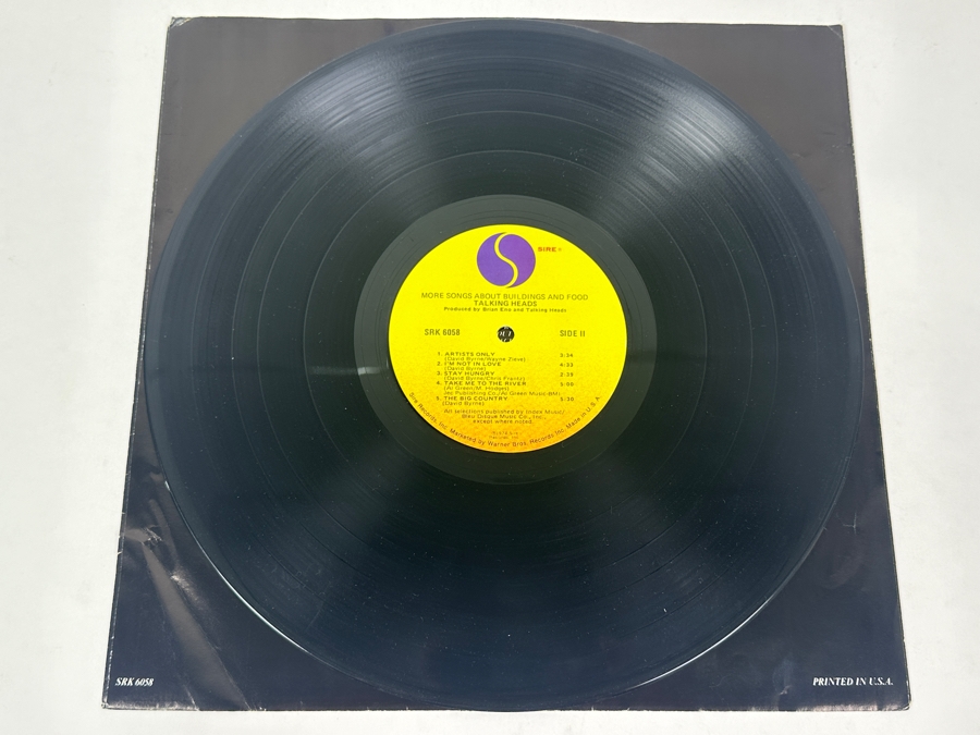Talking Heads - More Songs About Buildings And Food Sire SRK 6058 1978 Vinyl Record [Photo 4]