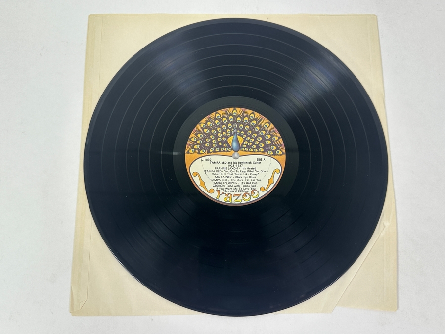 Tampa Red - Bottleneck Guitar 1928-1937, Yazoo L-1039, 1973 Vinyl Record [Photo 3]