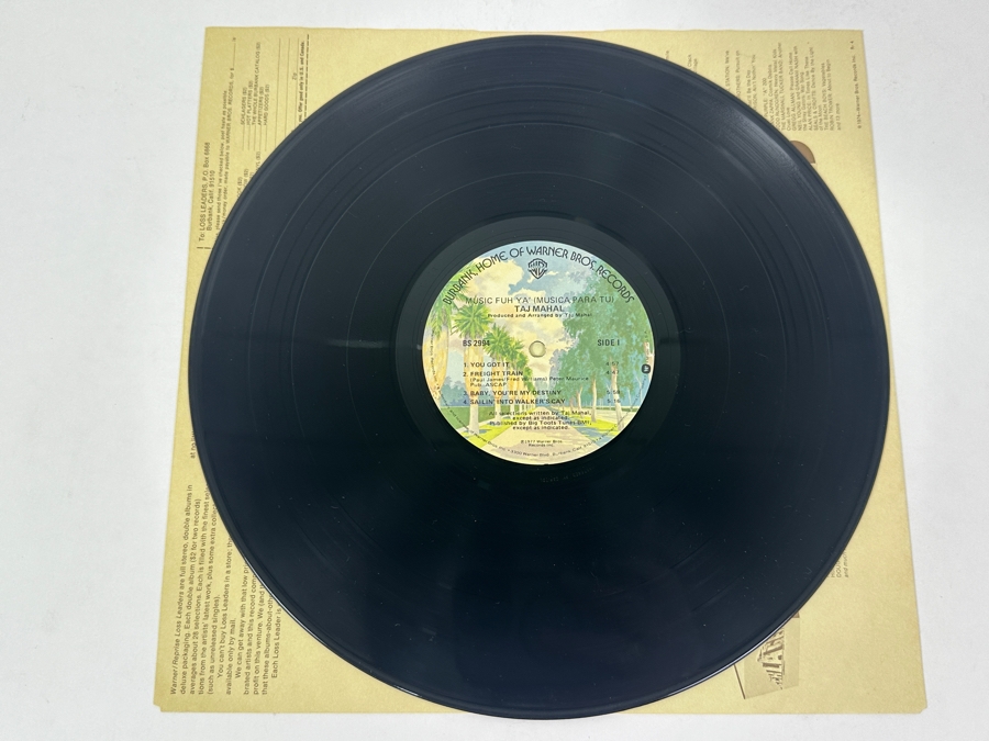 Taj Mahal - Music Fuh Ya (Musica Para Ti) Columbia BS 2994 1977 Vinyl Record [Photo 3]