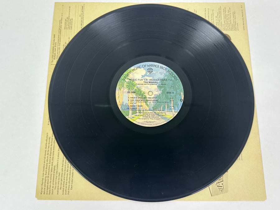 Taj Mahal - Music Fuh Ya (Musica Para Ti) Columbia BS 2994 1977 Vinyl Record [Photo 4]