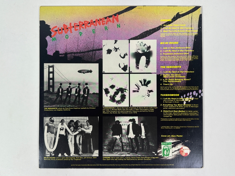 Various Artists - Subterranean Modern: A Modern Music Compilation, Ralph Records SM7908 1979 Vinyl Record [Photo 2]