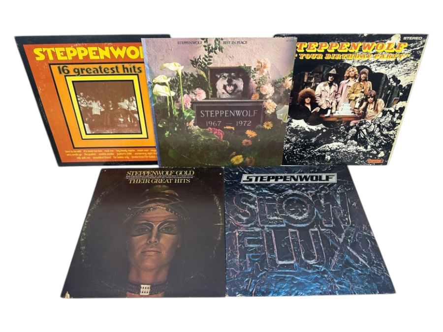 (5) Steppenwolf Vinyl Records