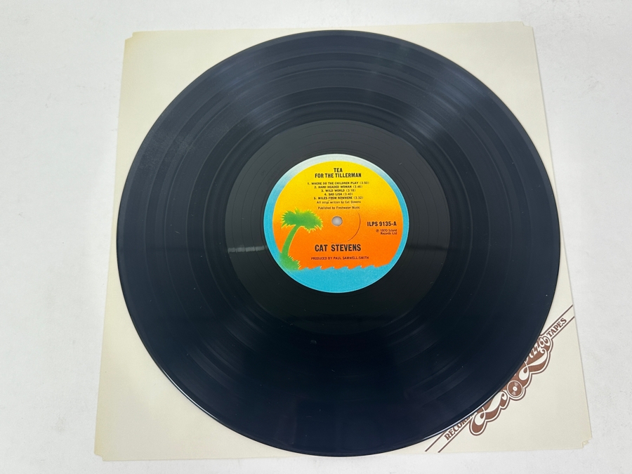 Cat Stevens - Tea For The Tillerman, Island Records ILPS 9135 1971 A Classic Folk-Rock Album Vinyl Record [Photo 4]