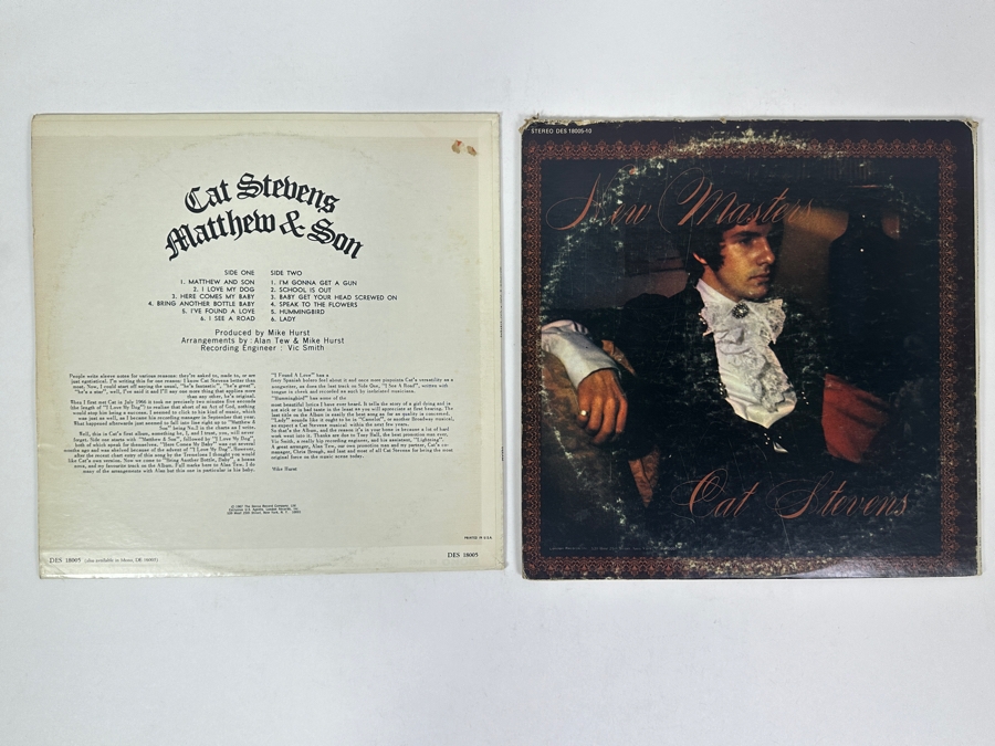 Cat Stevens - Matthew & Son. Deram [DES 18005] 1967 Vinyl Record, And Cat Stevens - Matthew & Son. Deram London [DES 18005-10] 1970 Two Record Set Vinyl Record [Photo 6]