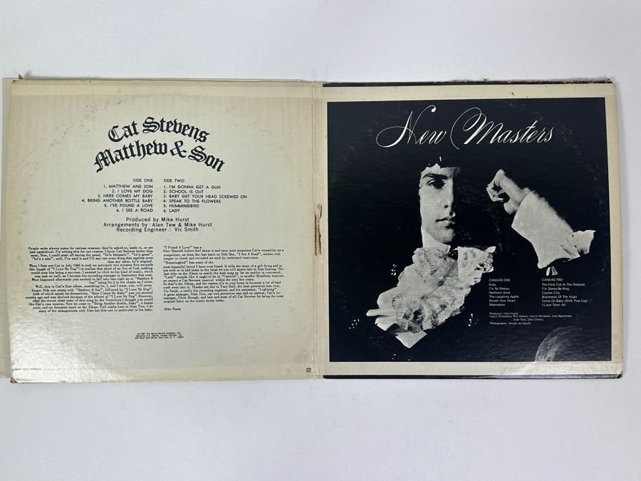 Cat Stevens - Matthew & Son. Deram [DES 18005] 1967 Vinyl Record, And Cat Stevens - Matthew & Son. Deram London [DES 18005-10] 1970 Two Record Set Vinyl Record [Photo 5]