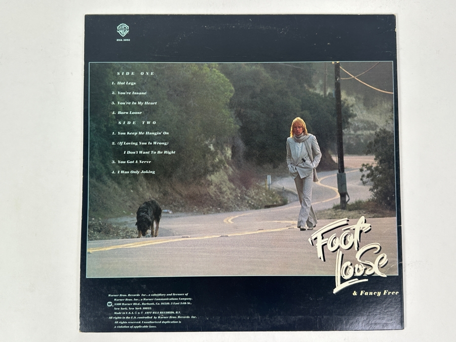 (3) Rod Stewart Vinyl Records: A Night On The Town, Foot Loose & Fancy Free And Blondes Have More Fun Warner Bros. Records [Photo 3]