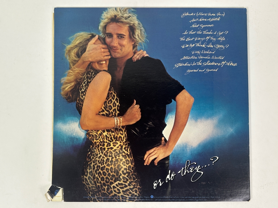 (3) Rod Stewart Vinyl Records: A Night On The Town, Foot Loose & Fancy Free And Blondes Have More Fun Warner Bros. Records [Photo 7]