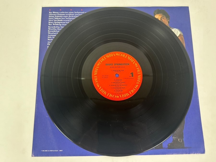 Bruce Springsteen - Born In The U.S.A. Columbia QC 38653 1984 Vinyl Record [Photo 3]
