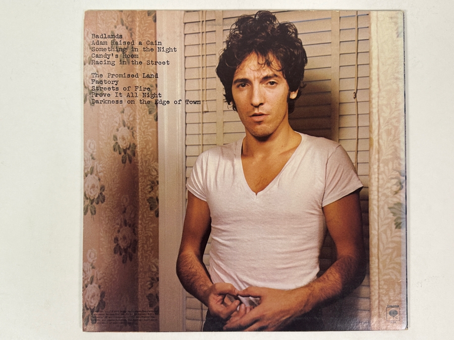 Bruce Springsteen - Darkness On The Edge Of Town Columbia Records JC 35318 1978 Vinyl Record [Photo 2]