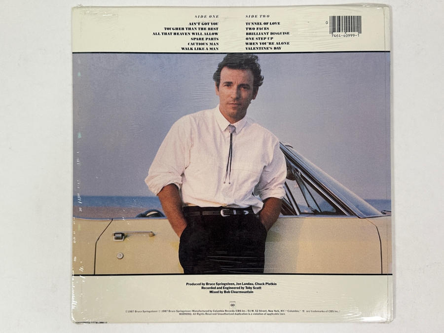 Factory Sealed Bruce Springsteen - Tunnel Of Love Columbia 40990-S1 1987 Vinyl Record [Photo 2]