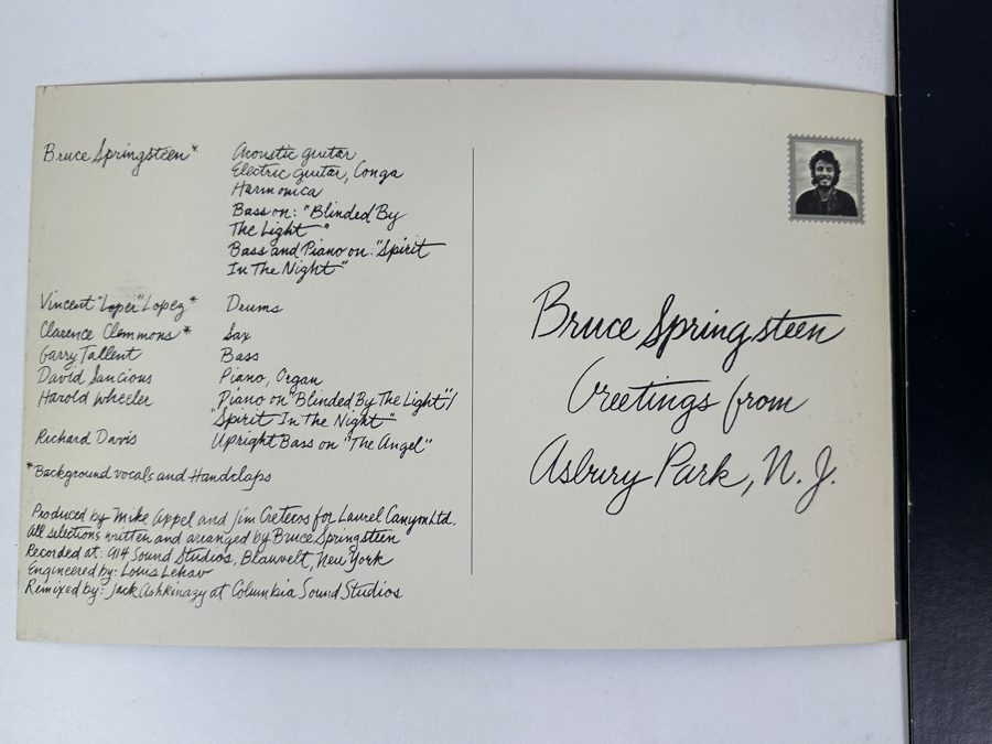 Bruce Springsteen - Greetings From Asbury Park, N.J. Columbia PC 31903 1973 Vinyl Record [Photo 3]
