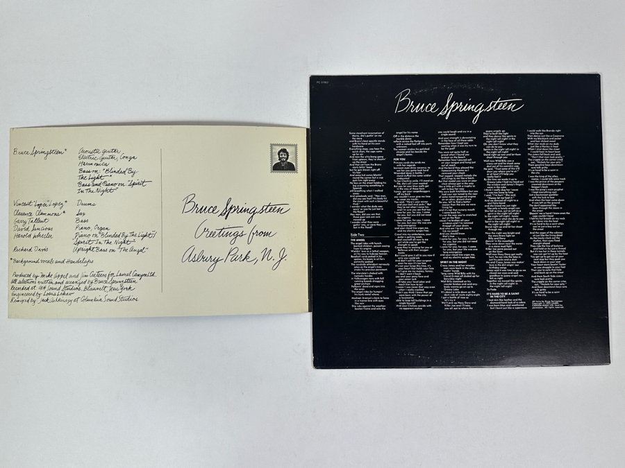 Bruce Springsteen - Greetings From Asbury Park, N.J. Columbia PC 31903 1973 Vinyl Record [Photo 2]