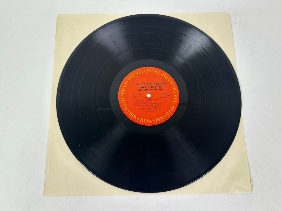 Bruce Springsteen - Greetings From Asbury Park, N.J. Columbia PC 31903 1973 Vinyl Record [Photo 5]