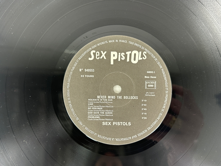 Sex Pistols - Never Mind The Bollocks, Here's The Sex Pistols - Sex Pistols Records Ltd. 940 553 1977 France Vinyl Record [Photo 4]