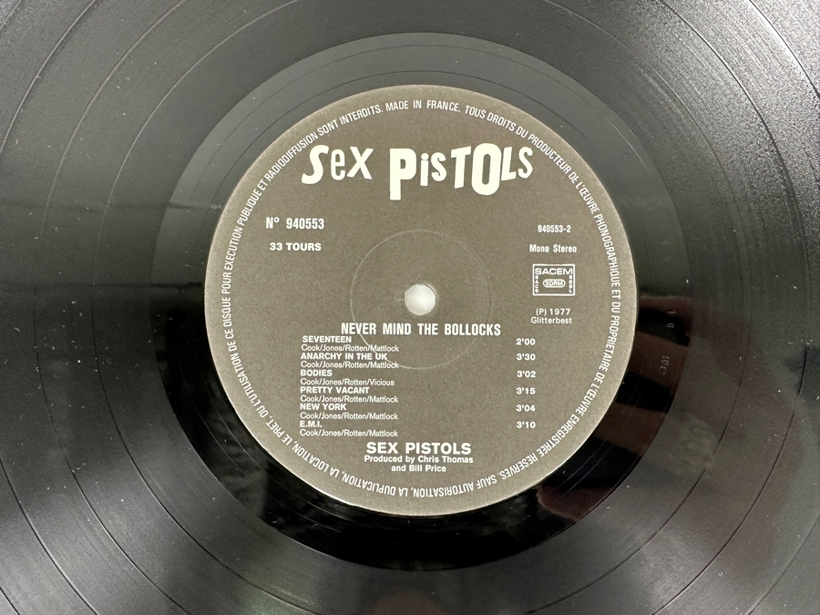 Sex Pistols - Never Mind The Bollocks, Here's The Sex Pistols - Sex Pistols Records Ltd. 940 553 1977 France Vinyl Record [Photo 6]