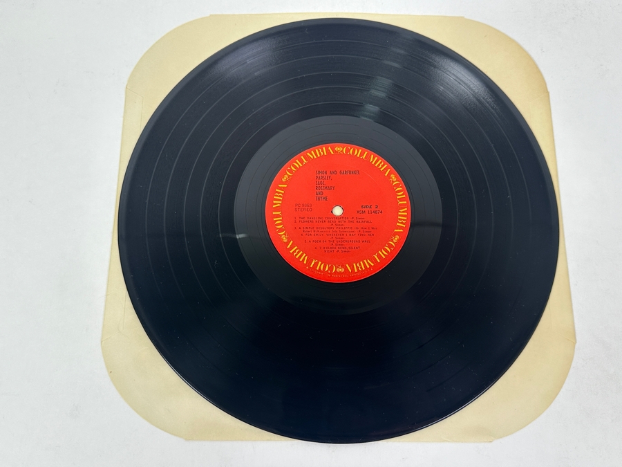 Simon And Garfunkel - Parsley, Sage, Rosemary And Thyme. Columbia [CS 9363] 1966. Vinyl Record [Photo 4]