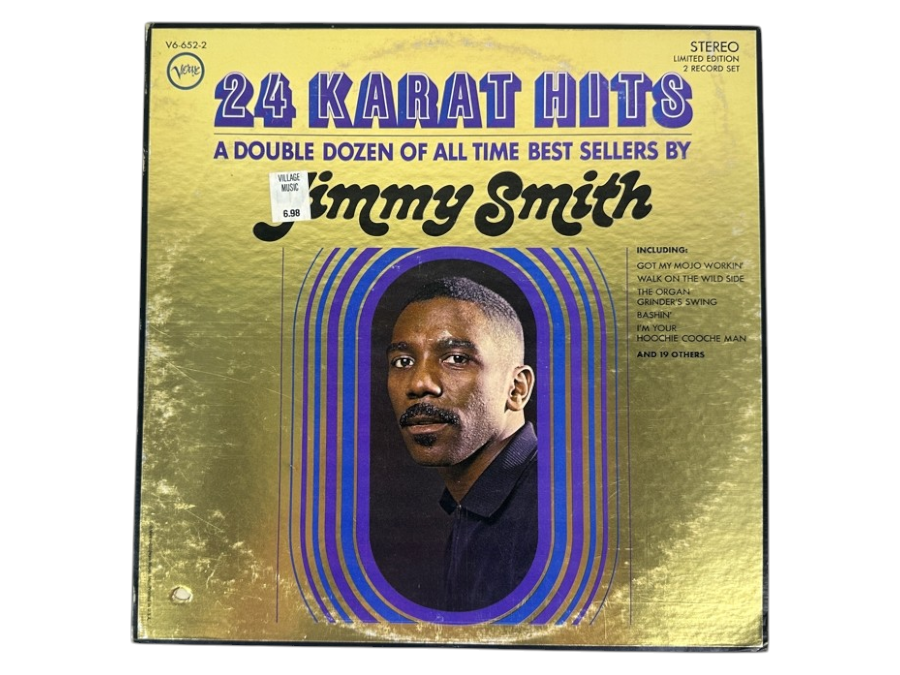Jimmy Smith - 24 Karat Hits, A Double Dozen Of All Time Best Sellers, Verve V6-652-2, 1966, Stereo, Limited Edition 2 Record Set Vinyl Record