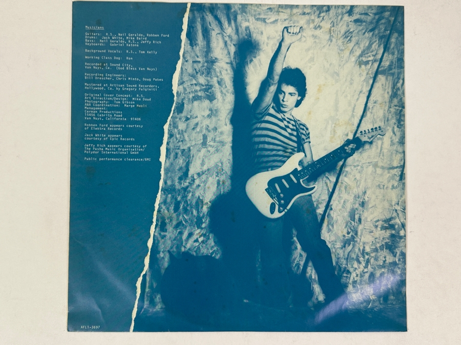 Rick Springfield - Working Class Dog, RCA Records AFL1-3697 1981 Vinyl Record [Photo 5]