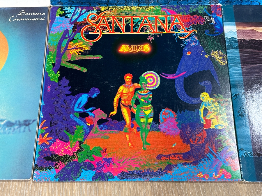 (9) Santana Vinyl Records [Photo 3]