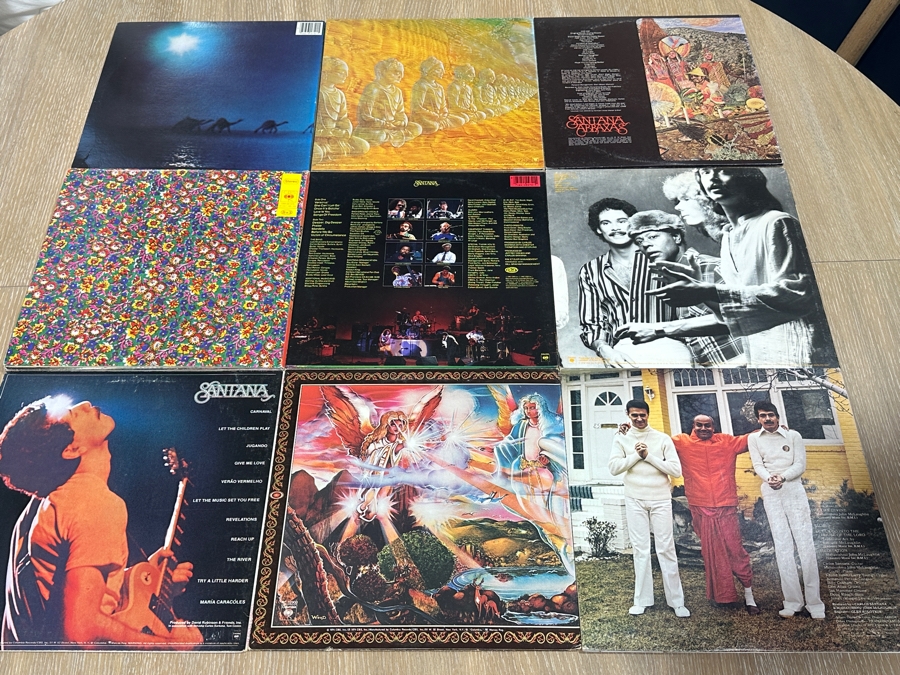 (9) Santana Vinyl Records [Photo 11]