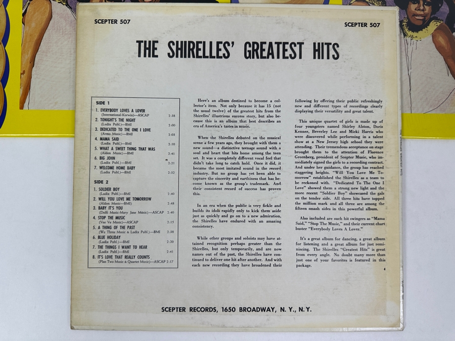(3) The Shirelles Vinyl Records (One Is Factory Sealed) [Photo 3]