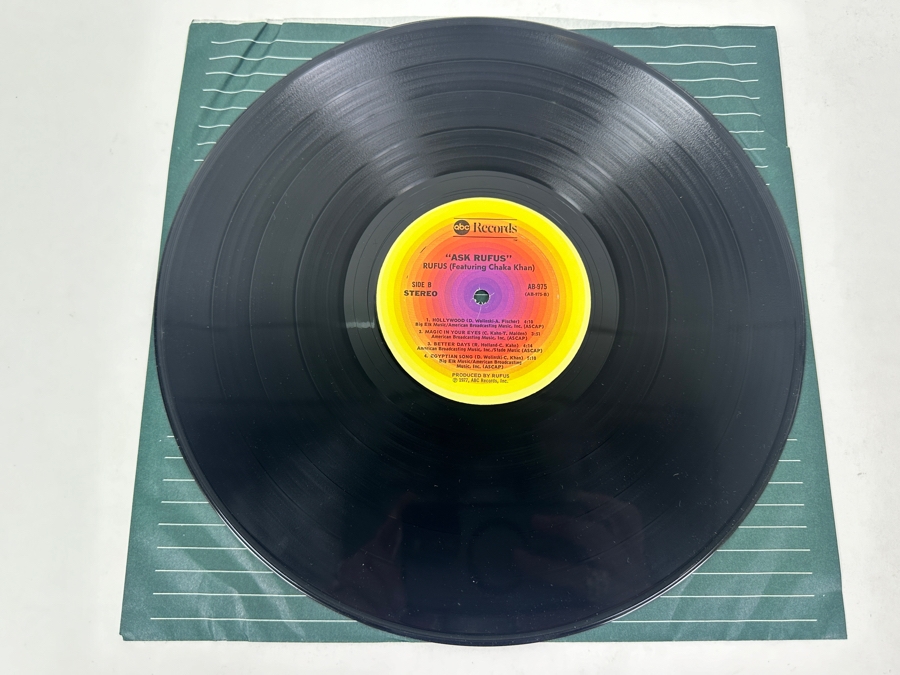 Rufus - Ask Rufus, Featuring Chaka Khan ABC Records AB-9751977 Vinyl Record [Photo 5]