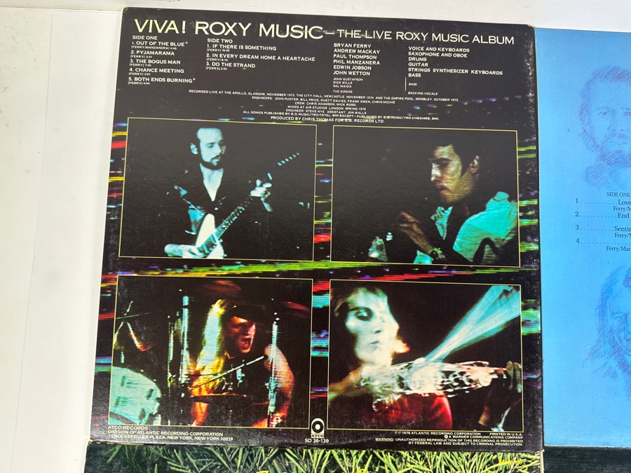 (4) Roxy Music Vinyl Records [Photo 8]