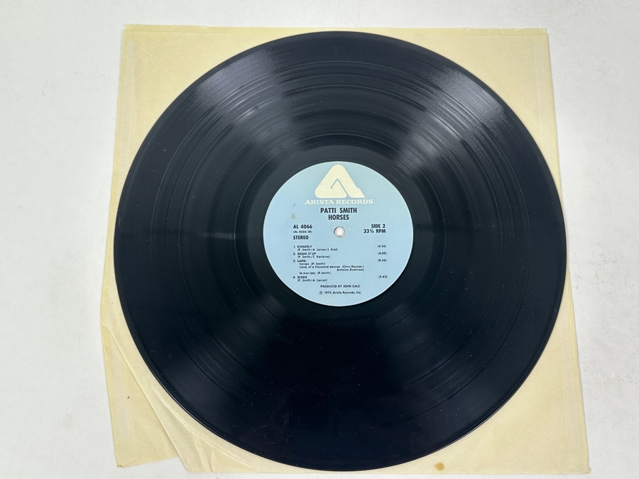 Patti Smith - Horses Arista AL 4066 1975 Vinyl Record [Photo 4]
