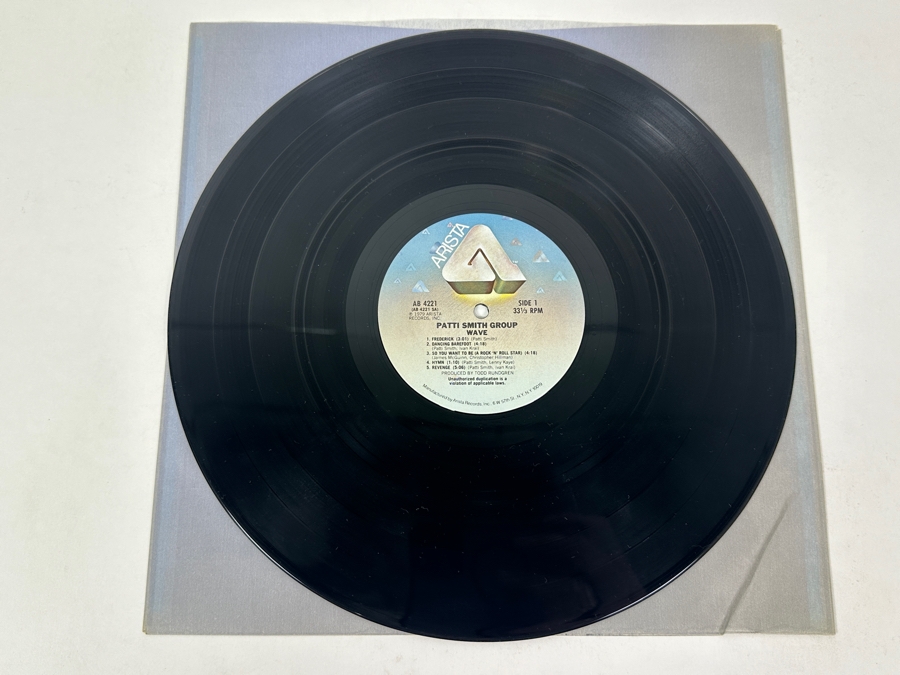 Patti Smith Group - Wave Arista AB 4221 1979 Vinyl Record [Photo 7]