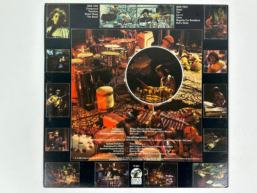 Rhythm Devils - The Apocalypse Now Sessions - Play River Music - Passport Records PB 9844 1980 Vinyl Record [Photo 3]