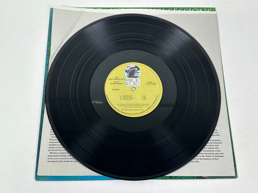 Rhythm Devils - The Apocalypse Now Sessions - Play River Music - Passport Records PB 9844 1980 Vinyl Record [Photo 4]