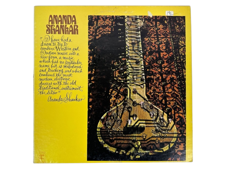 Ananda Shankar - Ananda Shankar, Featuring Sitar And Electronic Music, Reprise Records RS 6398 1970 Vinyl Record